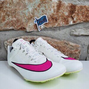 Nike Zoom Rival Sprint Track And Field Spikes Men's Size 10 Sail Fierce Pink NEW